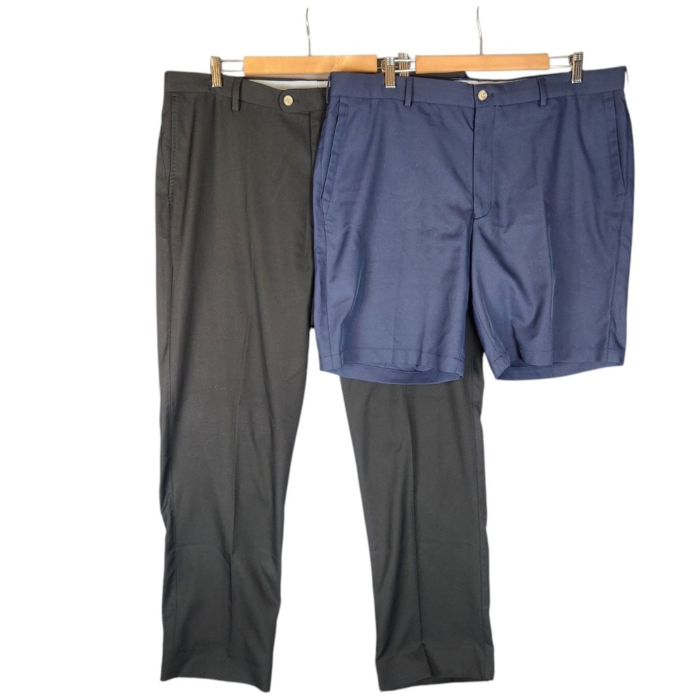 Peter Millar Pants And Shorts Bundle Size 40 Black Navy Salem Performance Golf